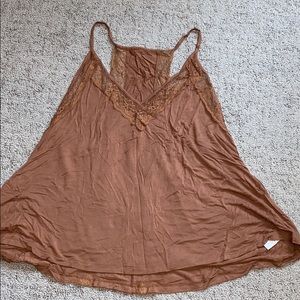 American Eagle racer back lace tank